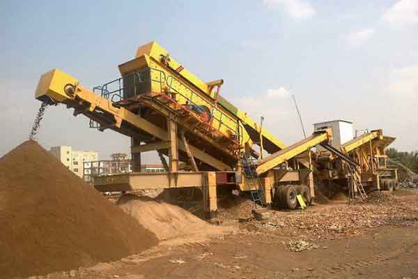 建筑垃圾移動破碎站